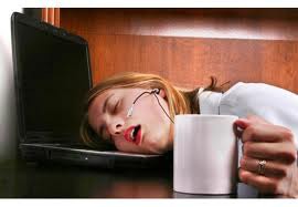 Tired job vocabulary image